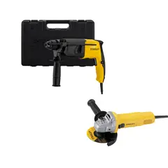 STANLEY - Kit Rotomartillo SDS+ Esmeril angular 4-12 620W