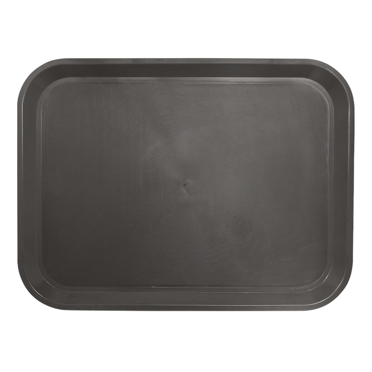 GENERICO - Bandeja Antideslizante Rectangular Café Oscuro 40.5 x 30.5 Cm