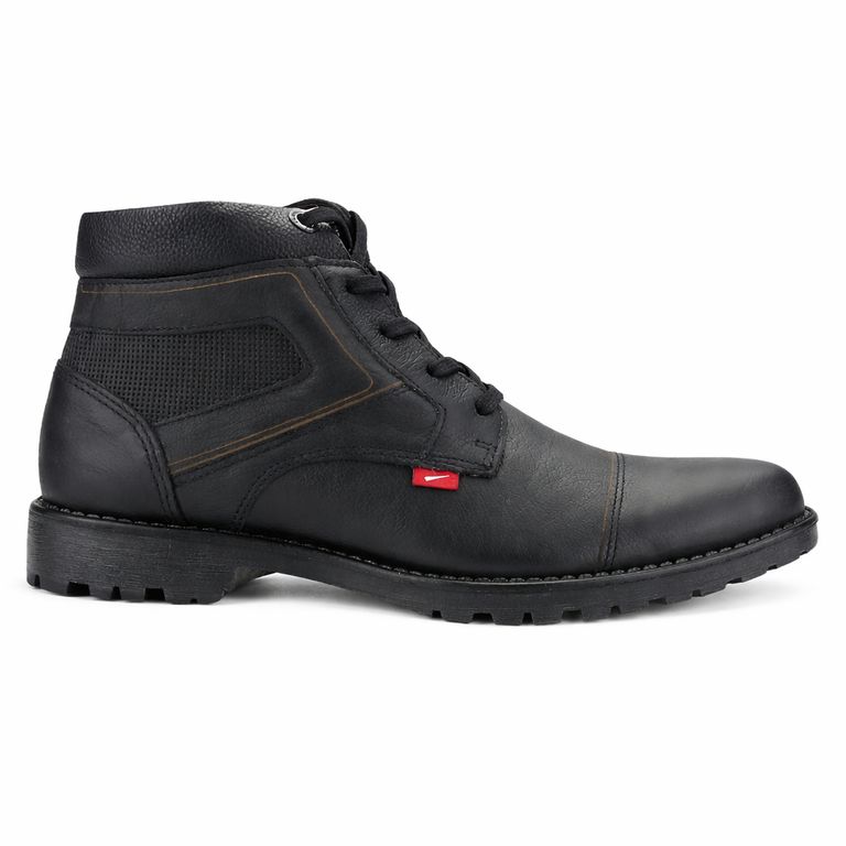 Botin Hombre Negro Casual 9948 Cross