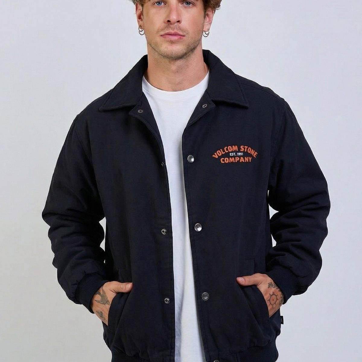 VOLCOM - Chaqueta Stone Rock Azul Hombre Volcom