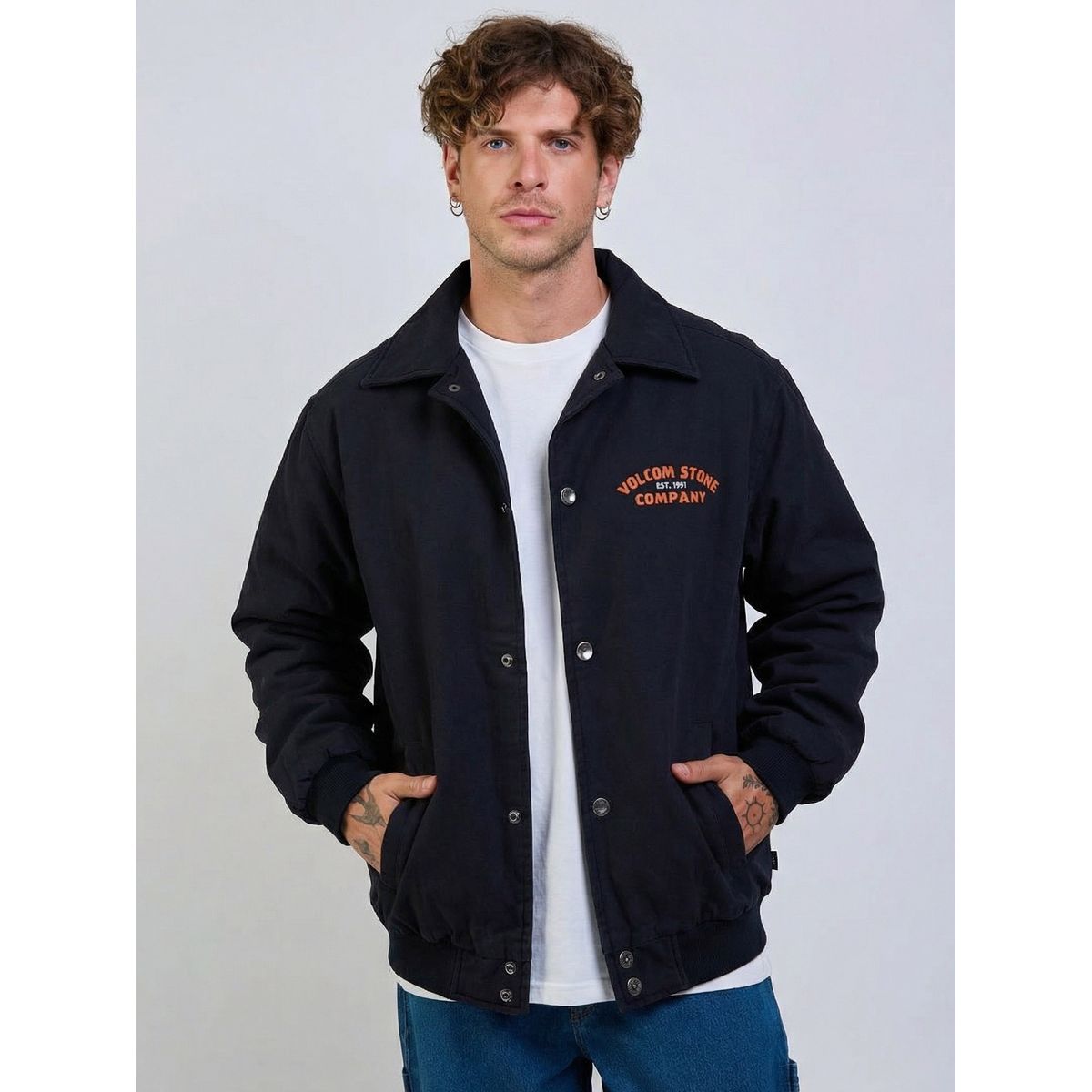 VOLCOM - Chaqueta Stone Rock Azul Hombre Volcom
