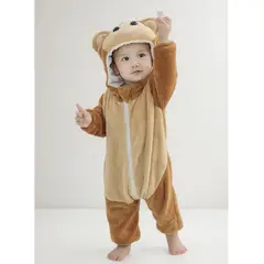 ALMA & DECO - Pijama Disfraz Premium Monito Café Claro
