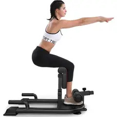 PLUSFIT - MAQUINA SENTADILLAS SISSY SQUAT ABS FLEXIONES 3 EN 1
