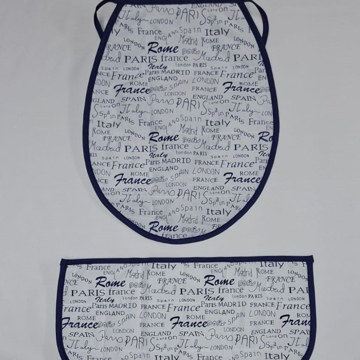 GENTILE - Accesorio baño color letra azul
