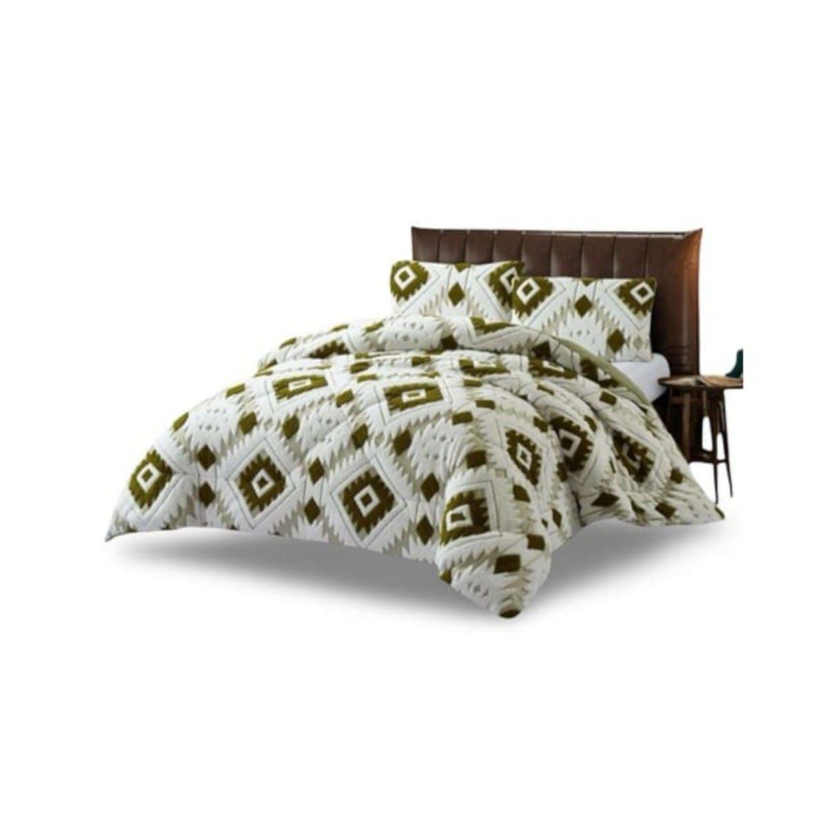 GENERICO - Cubrecama Plush Con Chiporro  De Invierno King Diseño En Relieve