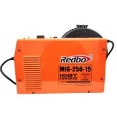 GENERICO - Soldadora Redbo MIG-25015kg +Alambre FLUX E71T 10mm 15KG