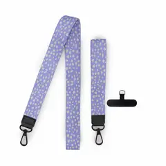 GENERICO - Strap lanyard para celular- llaves - credenciales 110 - Lila - talla unica