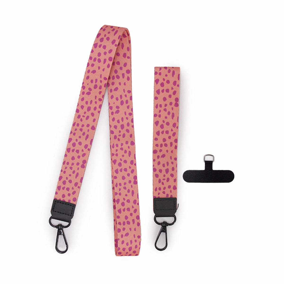 GENERICO - Strap lanyard para celular- llaves - credenciales 110 - Rosa - talla unica