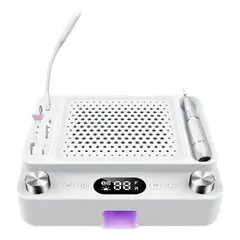 EVERSO - Juego Torno Maquina Para Uñas 35000RPM Profesional Con Led