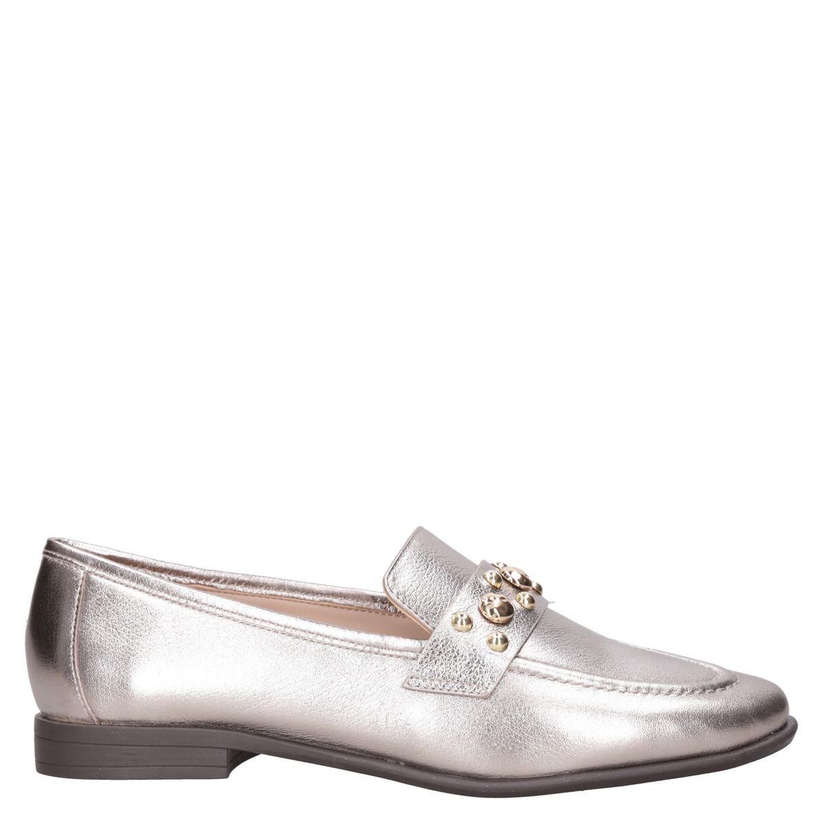 MINGO - Mocasín Mujer Formal Dorado Mingo