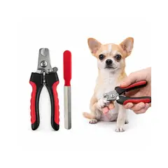 GENERICO - Corta Uñas Mascotas Pequeño con Lima Perro Gato