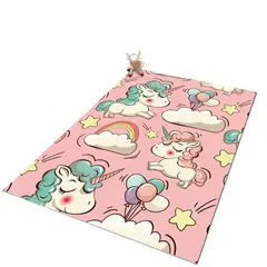 ANGELES DEL HOGAR - Alfombra Infantil Tiernos Diseños Decorativos 120x180cm