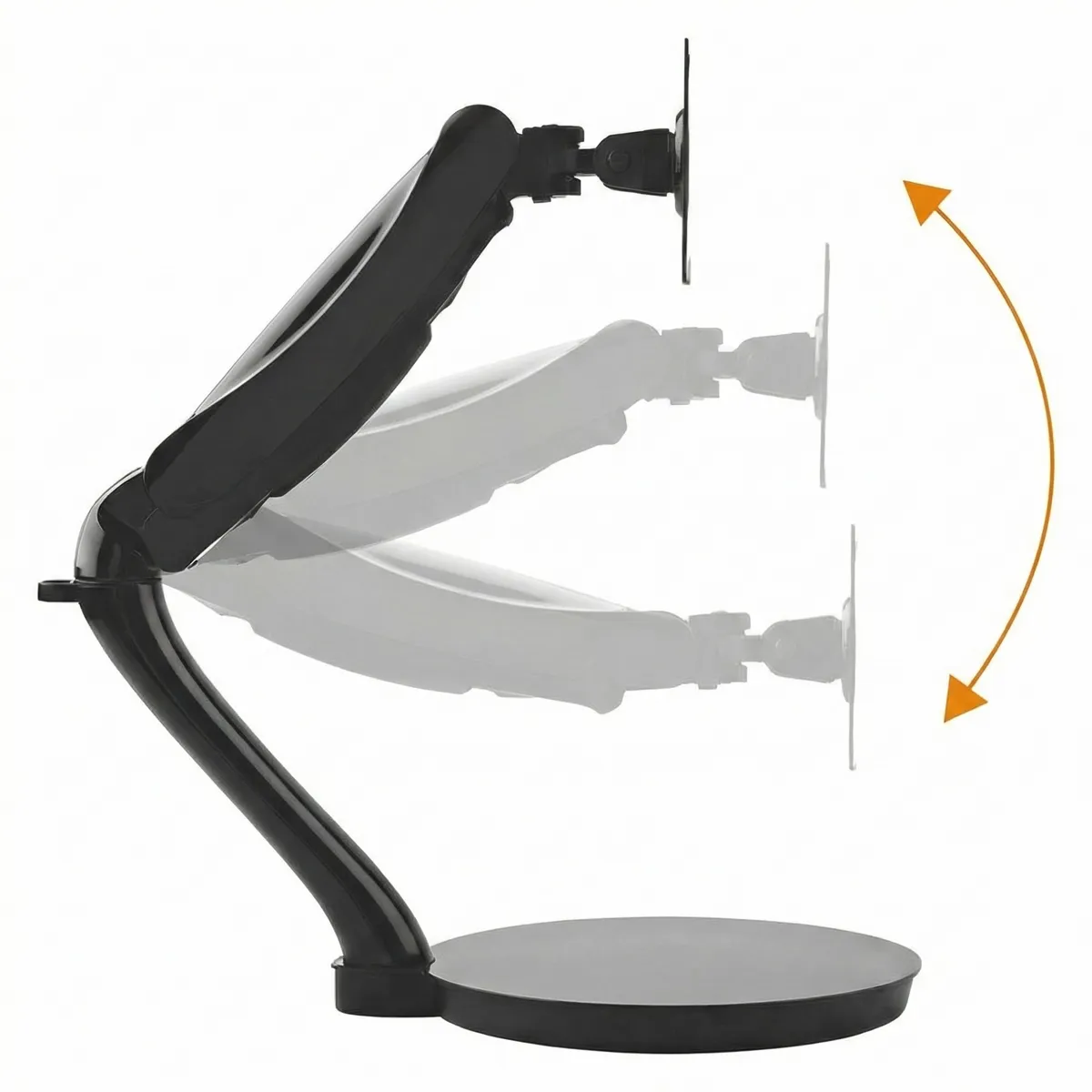 MACROTEL - Soporte Monitor Macrotel 13 a 27 Base Hidráulica Articulada