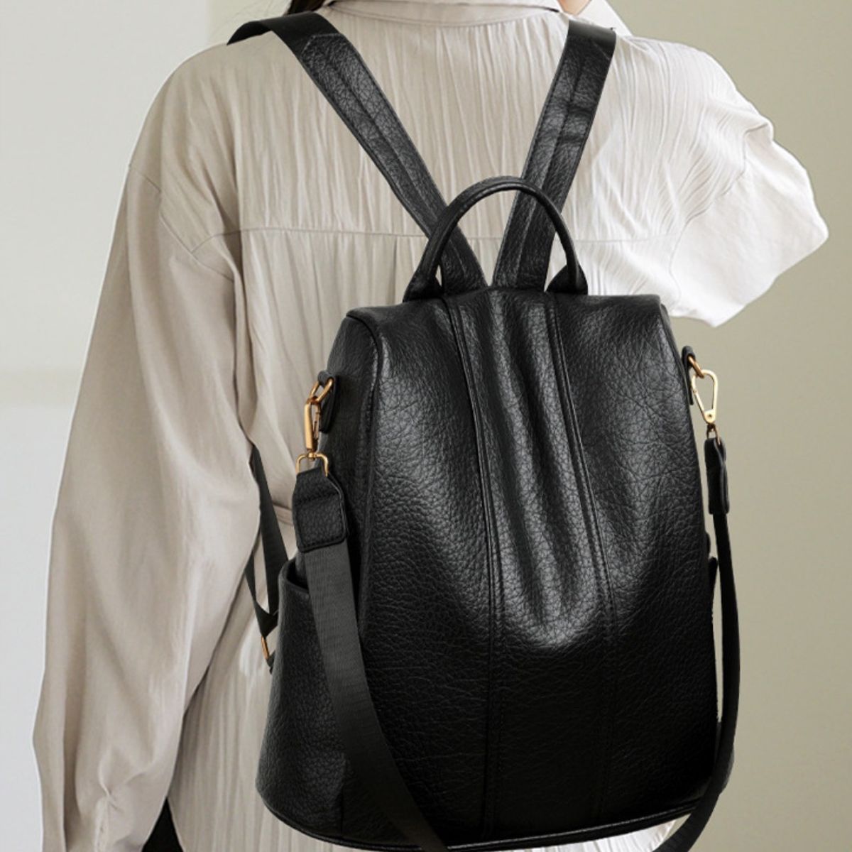 MOMO - Mochila de cuero mate Originals Clasic design 808