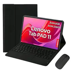 LENOVO - Tablet Pad 11 2025 8GB+256GB WiFi y Ratón inalámbrico Bluetooth &Teclado-Negro