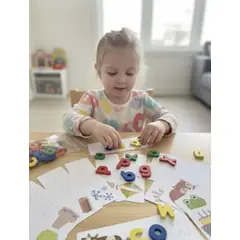 GENERICO - Juego De Palabras De Deletreo 28 Tarjetas Ingles Montessori