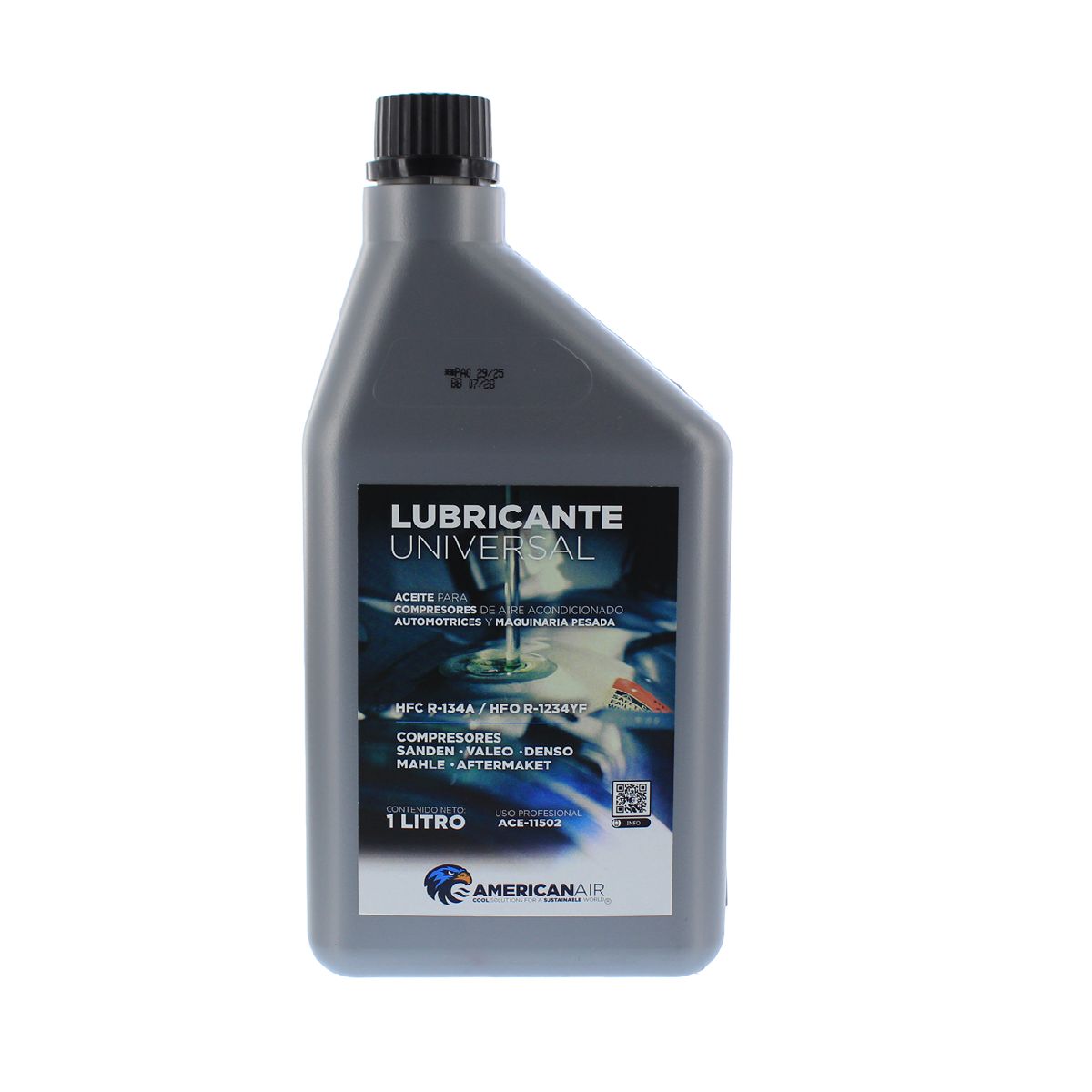 Aceite Pag Universal 1L R134A  R1234YF Compresor Ac, marca AMERICAN AIR - Foto 2