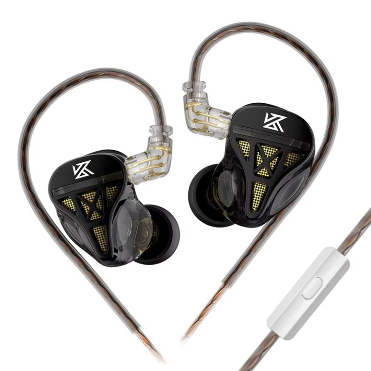 KZ - Audífonos In-ear Kz Dqs Con Micrófono Color Negro