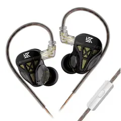 KZ - Audífonos In-ear Dqs Con Micrófono Color Negro