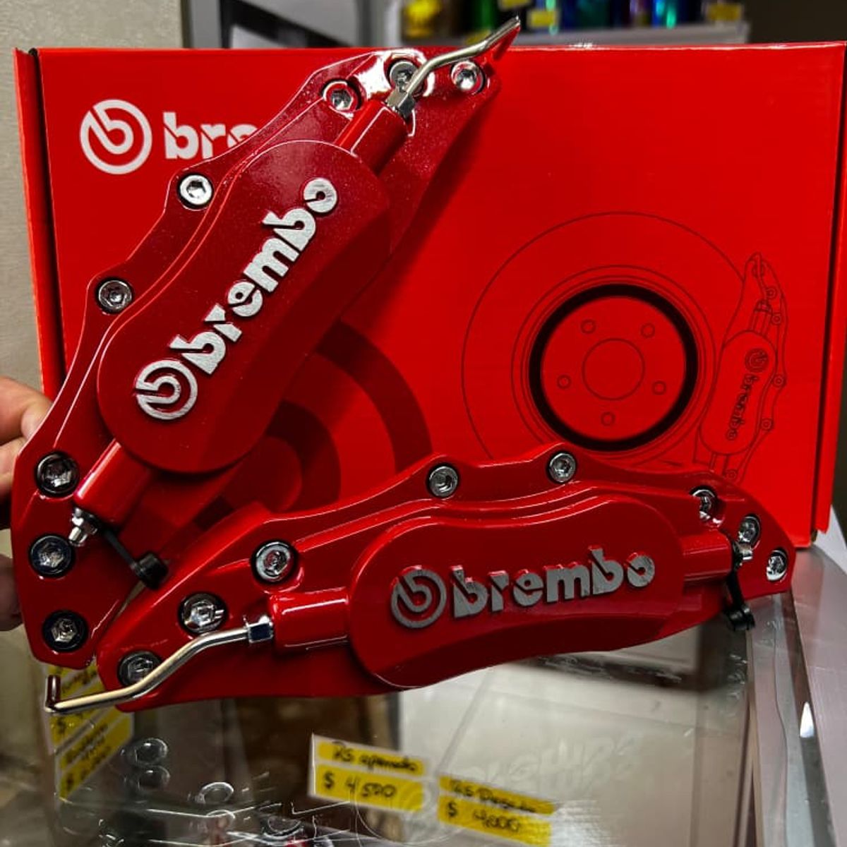GENERICO - X2 Cubre Caliper de Frenos Tuning