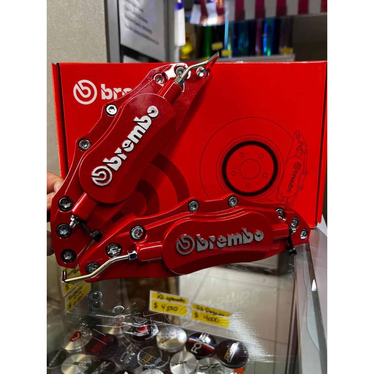 GENERICO - X2 Cubre Caliper de Frenos Tuning