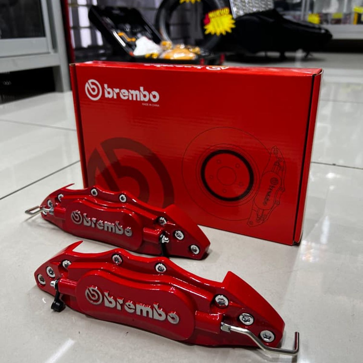 GENERICO - X2 Cubre Caliper de Frenos Tuning