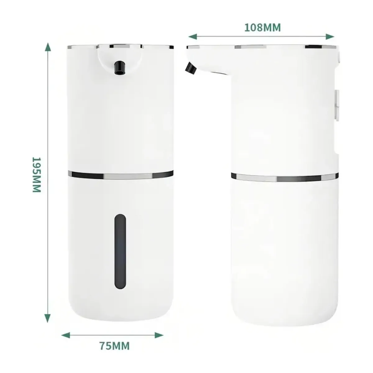 GENERICO - Dispensador De Jabón Espuma Automático Recargable Usb 380ml BELUG