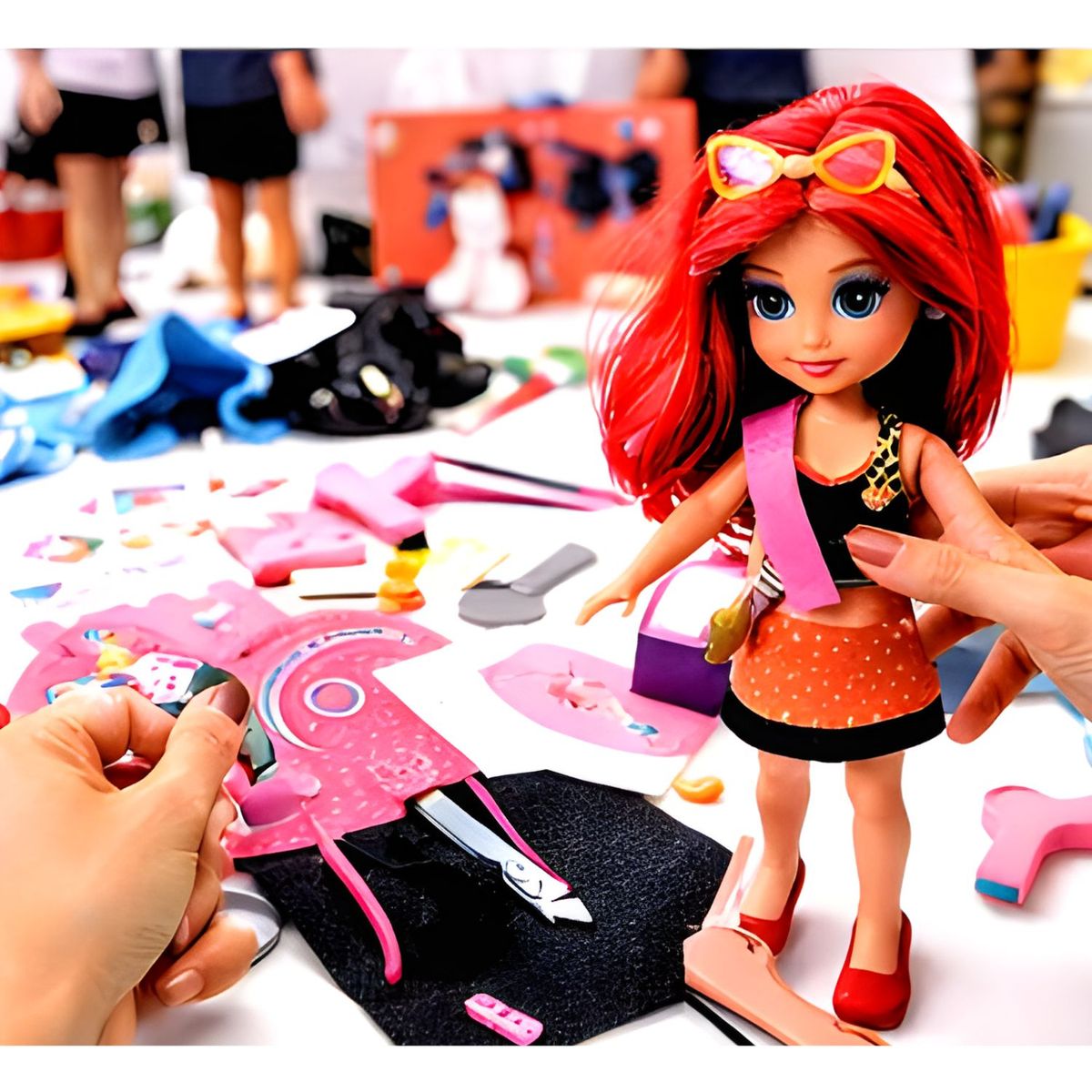 EDUCA - Muñeca Pop Star Diseña Ropa y Peinados +150 Estilos - SC