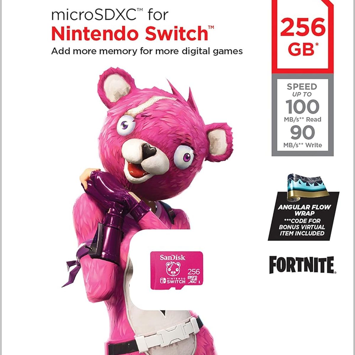 SANDISK - SanDisk - Tarjeta microSDXC de 256 GB  edición Fortnite