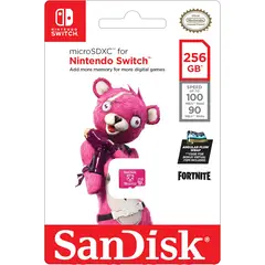 SANDISK - - Tarjeta microSDXC de 256 GB edición Fortnite