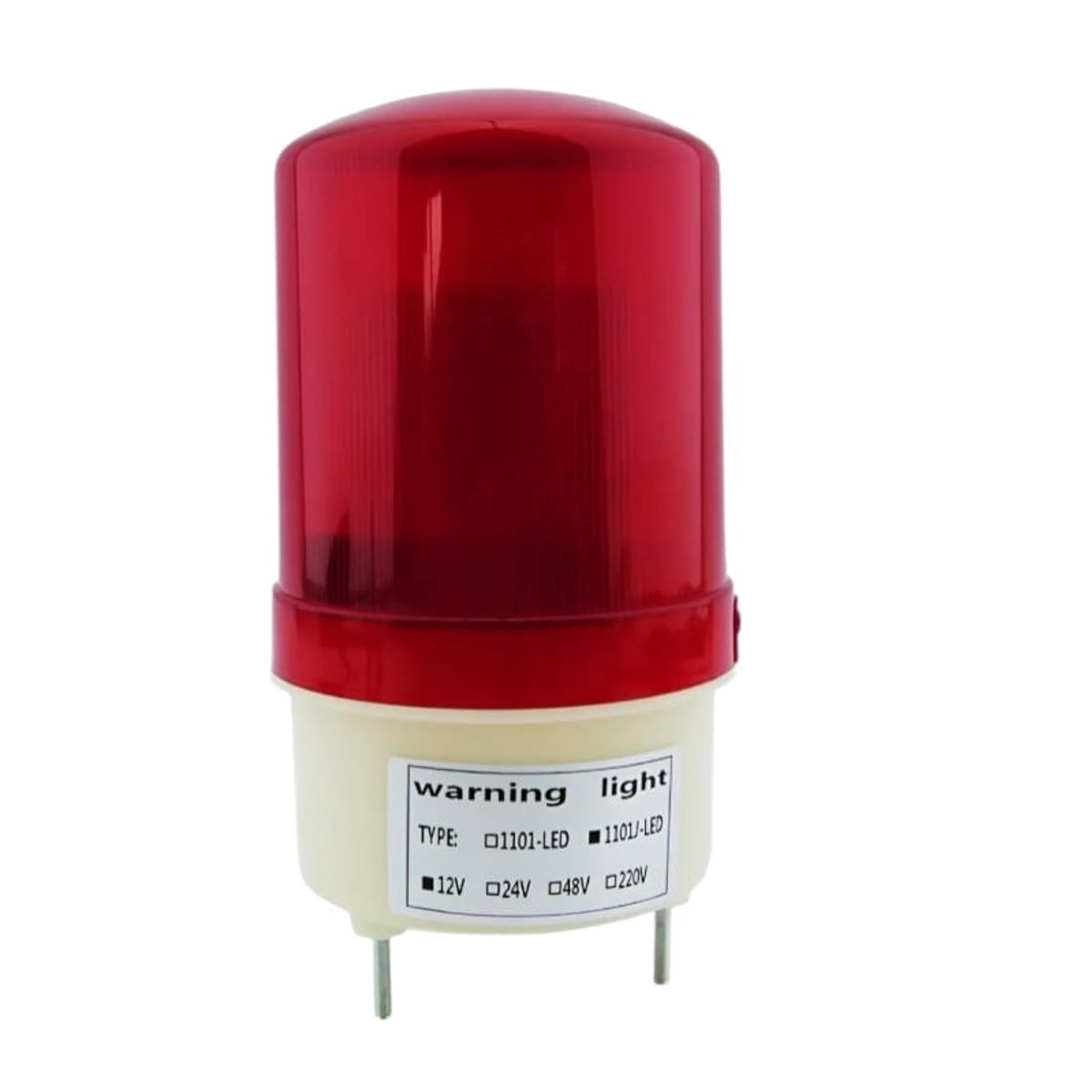 GENERICO - baliza led strobo 16 led grande con sirena roja 12v ideal para alrma comunitaria