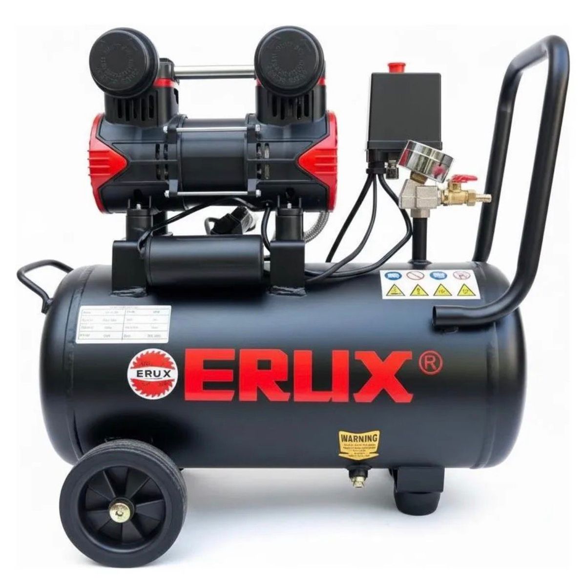 ERUX - Compresor De Aire 24l-600woil Free SILENCIOSO