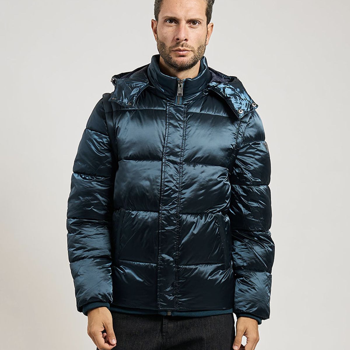 GUESS - Chaqueta Metallized Puffa Multicolor
