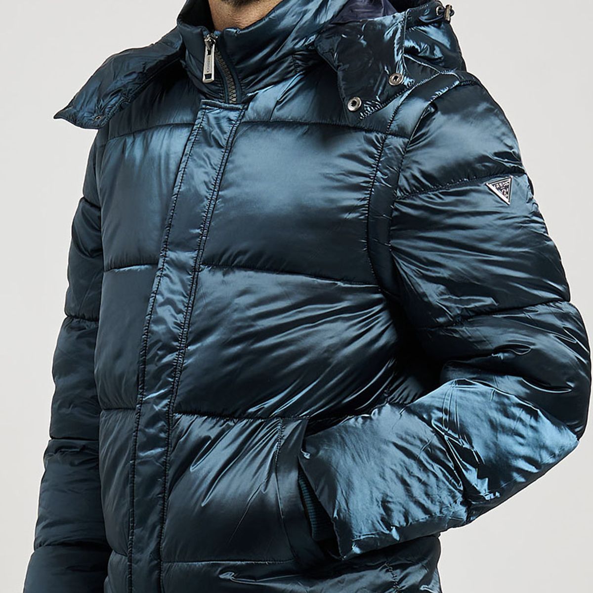 GUESS - Chaqueta Metallized Puffa Multicolor