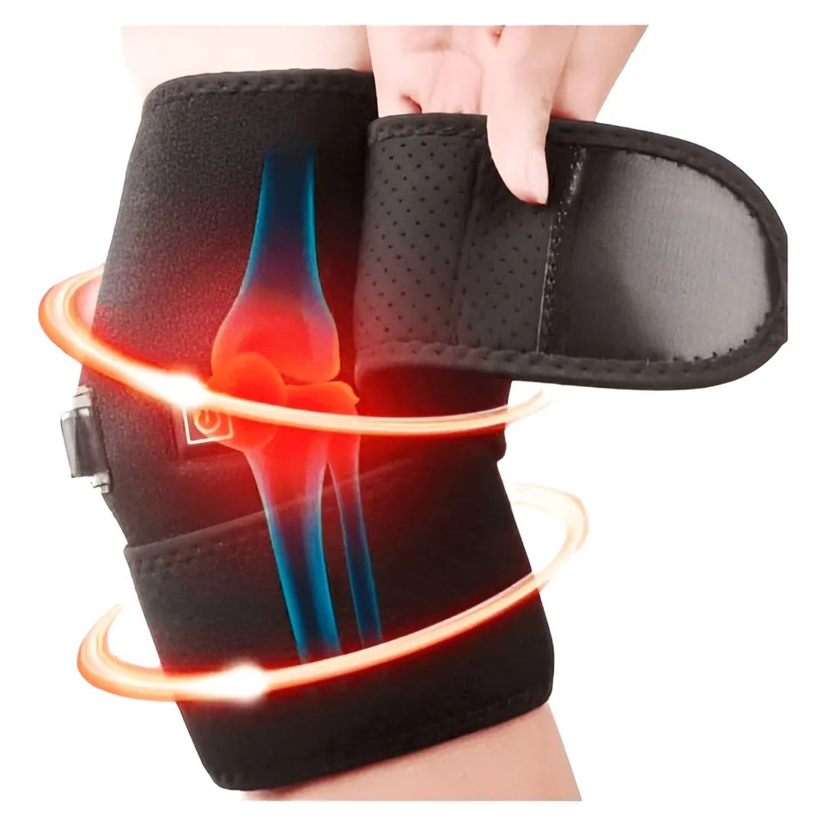 GENERICO - Rodillera Masajeador Calentador De Rodilla Ajustable