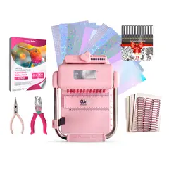 CINCH - Kit Inicial Encuadernadora We R Pink + Papel y Accesorios