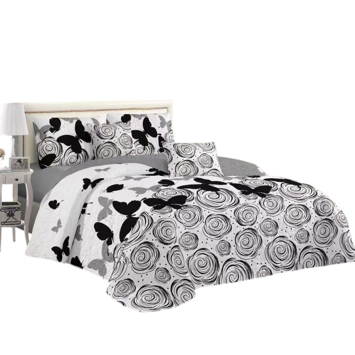 GENERICO - Cubrecama Quilt De Verano Con Diseño Tf King