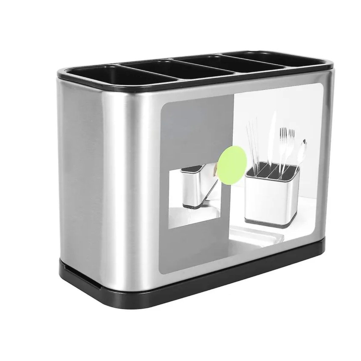 GENERICO - Escurridor De Cubierto Utensilios Cocina Acero Inoxidable BELUG