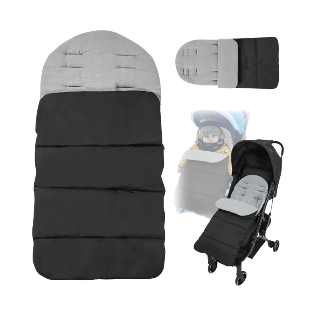 GENERICO - Saco Dormir Bebé Ergonómico con Cierre de Seguridad