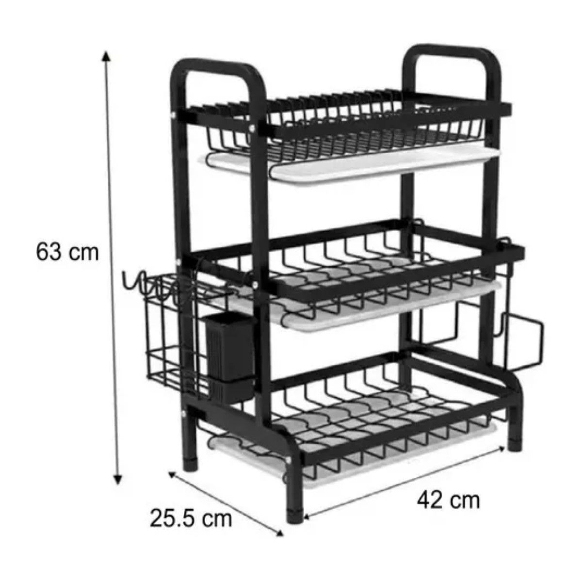 GENERICO - Cubiertera Escurridor Organizador 3 Niveles LG BELUG