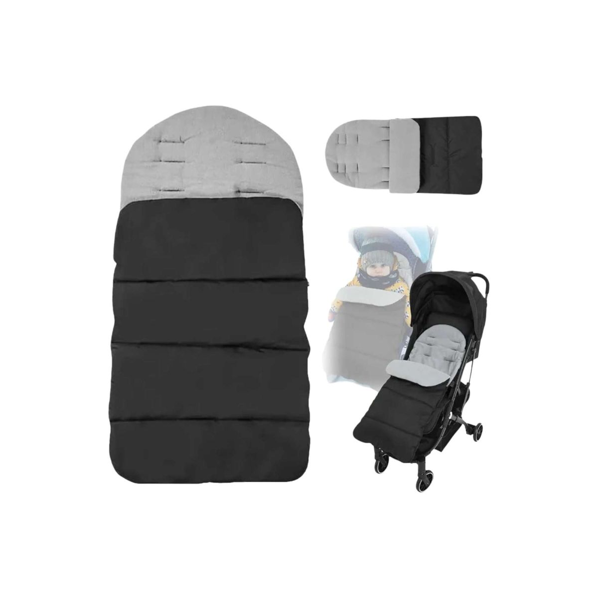GENERICO - Saco Dormir Bebé Ergonómico con Cierre de Seguridad