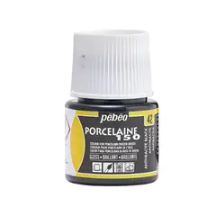 PEBEO - Pintura Porcelana Loza Porcelaine 150 Negro Antracita 45ml