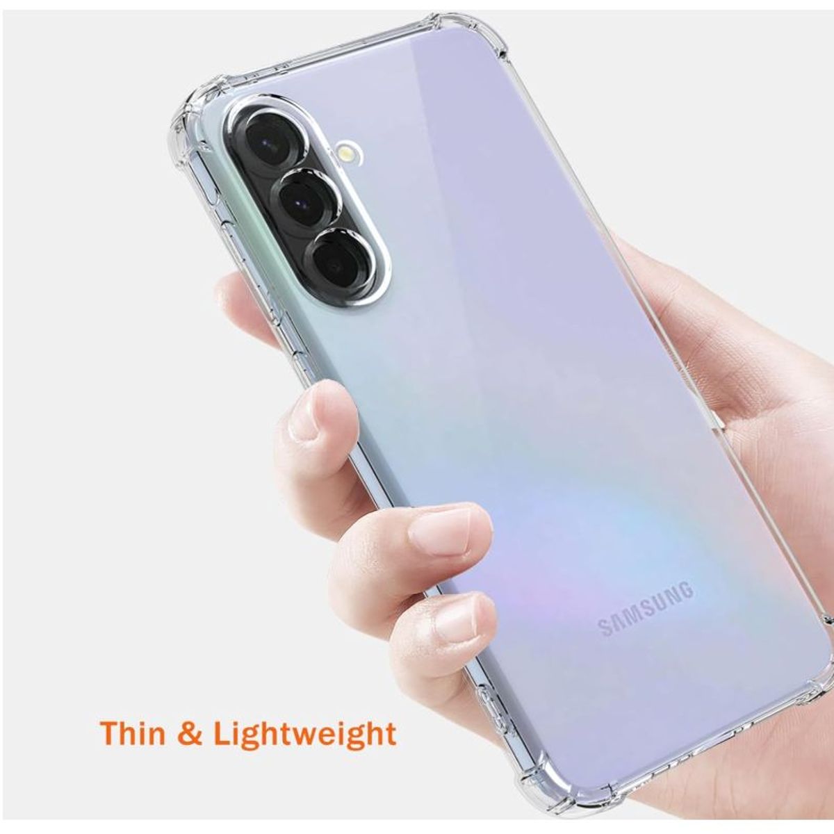 GENERICO - Carcasa Para Samsung A57 5g Transparente Reforzada