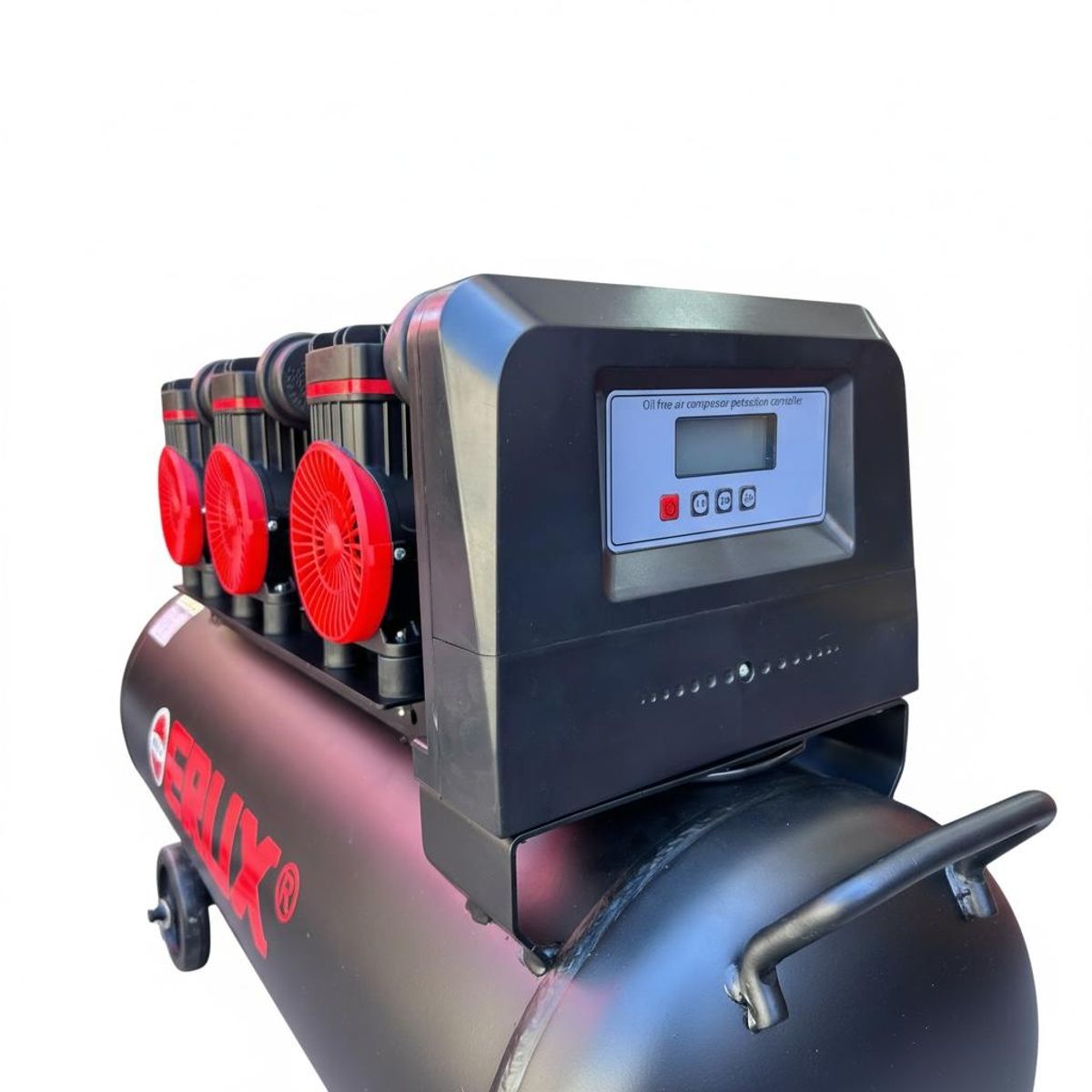 ERUX - Compresor De Aireoil Free 100l-2400w Pantalla Digital 8bar