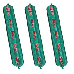 AKFIX - Pack 3 Sellador Poliuretano 647fc Carroceria Rapido