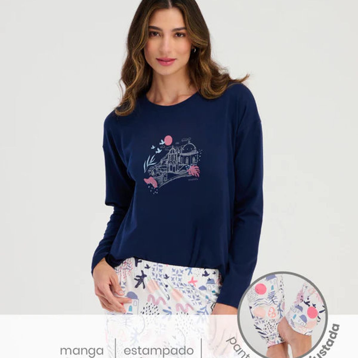 ST EVEN - Pijama Dos Piezas Manga Larga St Even