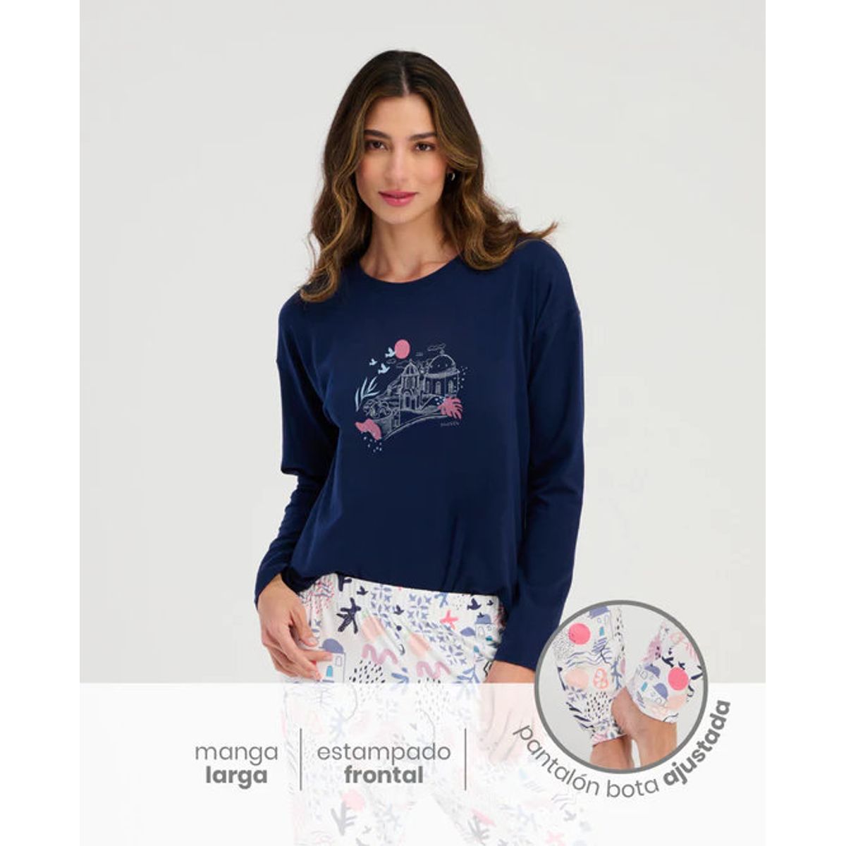 ST EVEN - Pijama Dos Piezas Manga Larga St Even