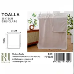 GENERICO - Toalla De Microfibra Suave 35X70Cm Imussa