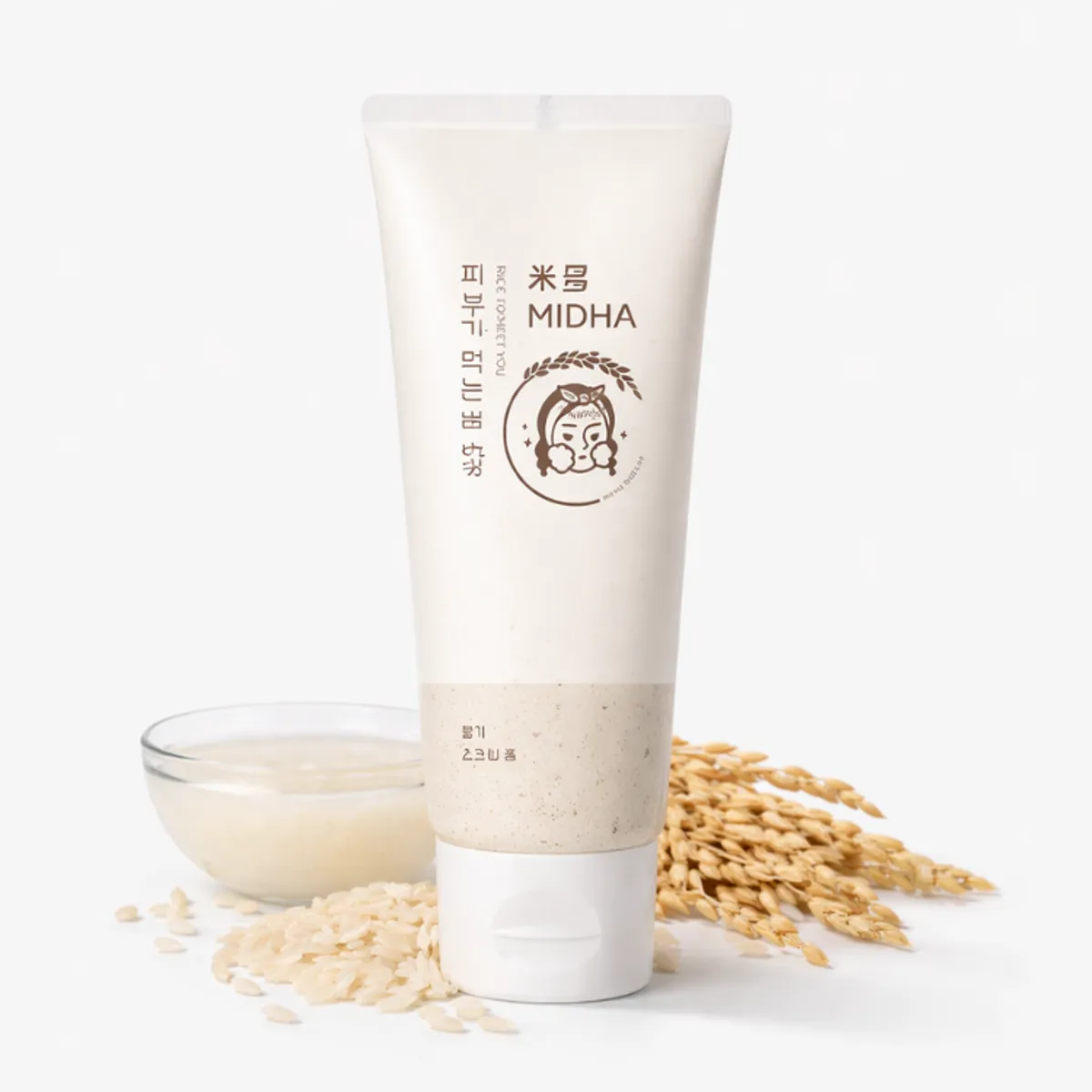 GARSIL - Limpiador Facial Exfoliante de Arroz en Espuma MIDHA 150ml