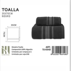GENERICO - Toalla De Microfibra Suave 35X75Cm Imussa